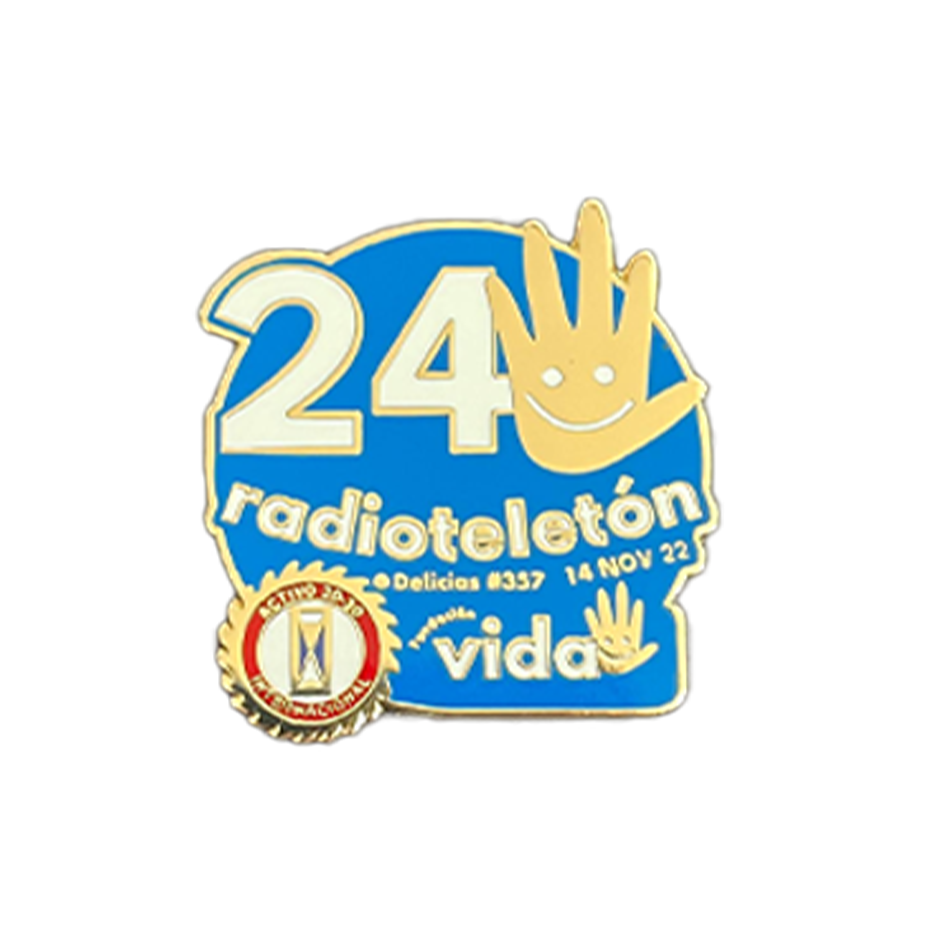 Pines metálicos personalizados trabajo 1