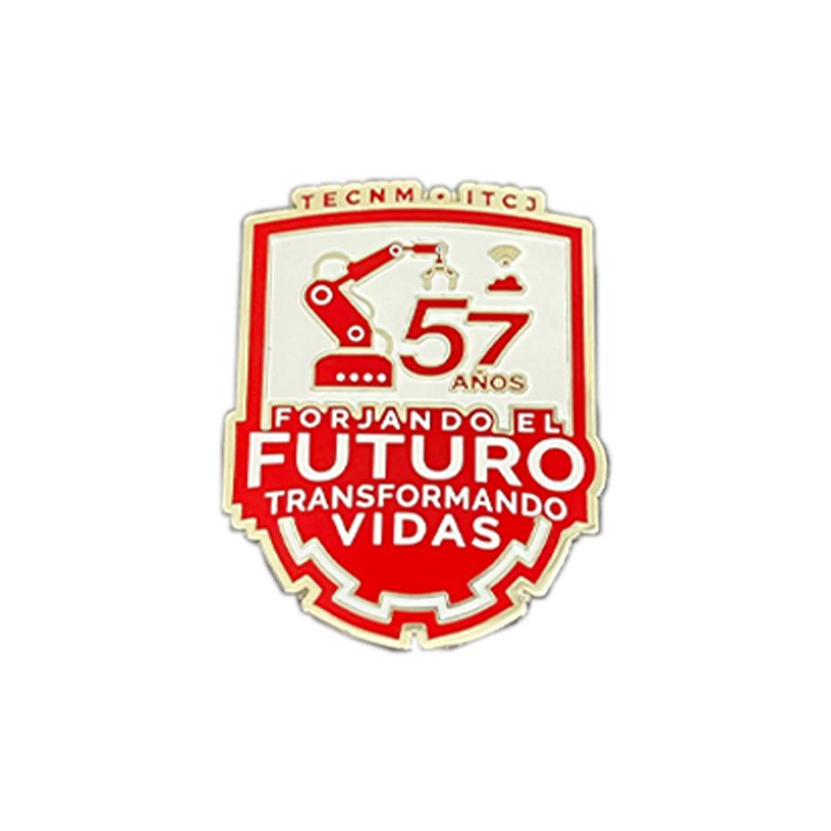 Pines metálicos personalizados trabajo 6